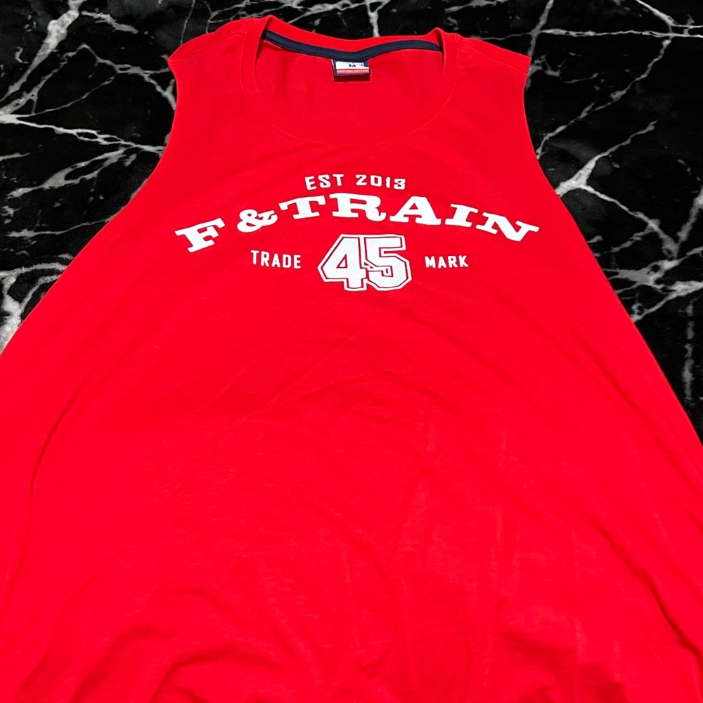Red F45 tank